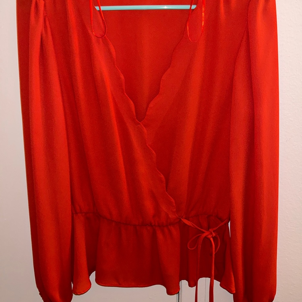 Nine Britton Red Blouse!